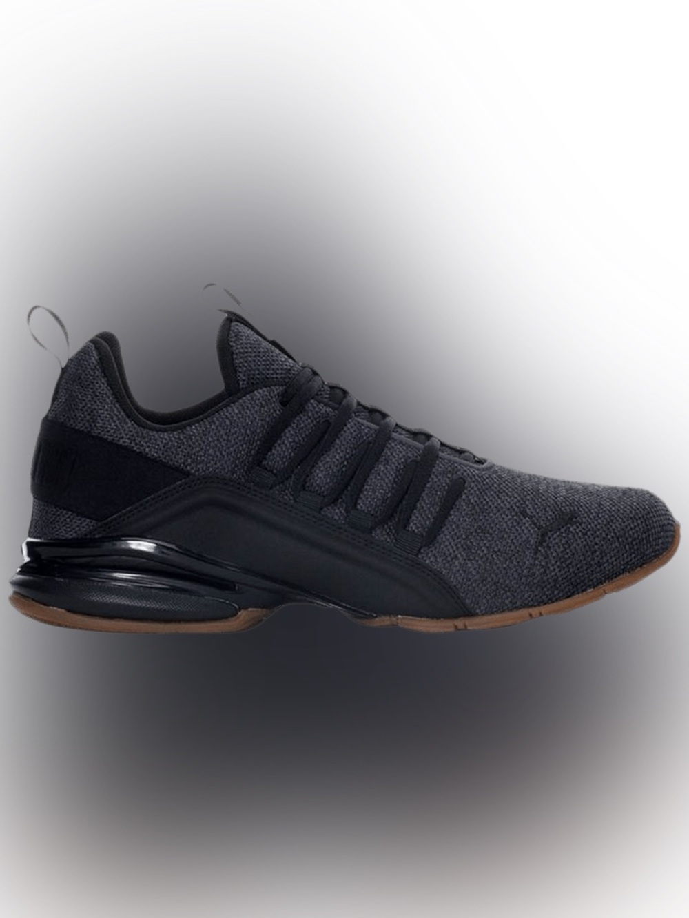 NWB Puma Men’s Axelion Asphalt Black Running Shoes 191425 06 Size 8